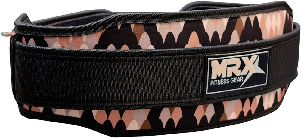 Weight Lifting Belt with Double Back Support 5" Wide Belts Gym Training Belt