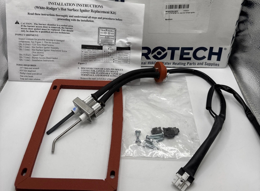 NEW Protech SP14218A 18” Hot Surface Igniter 768A-430 For Rheem Gas Water Heater