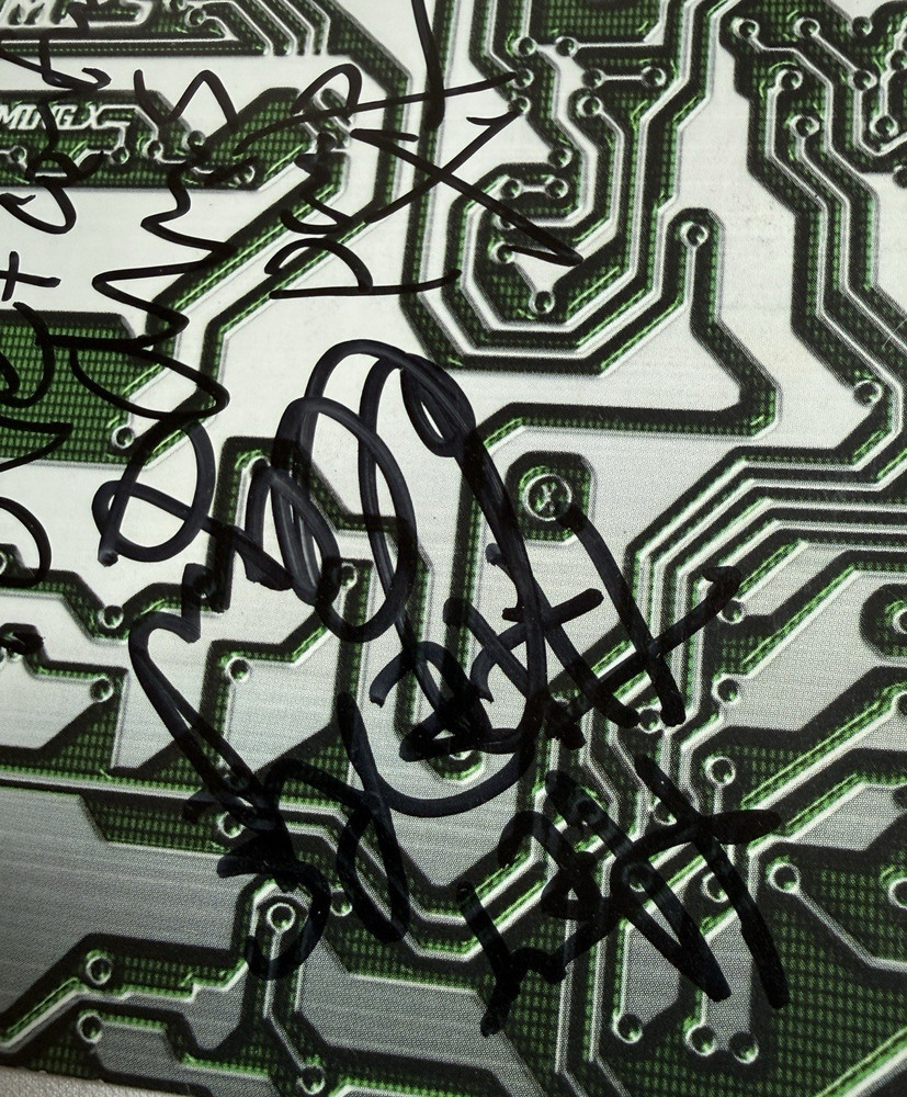 Sneaker Pimps Becoming X SIGNED Autographed CD Insert, Signed by Full Band