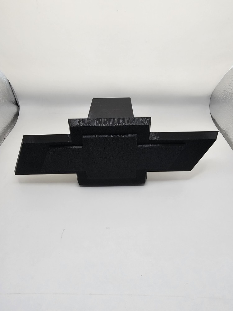 Chevrolet Chevy Tow Hitch Cover/Plug/Cap for 2"  Receivers Black 3d