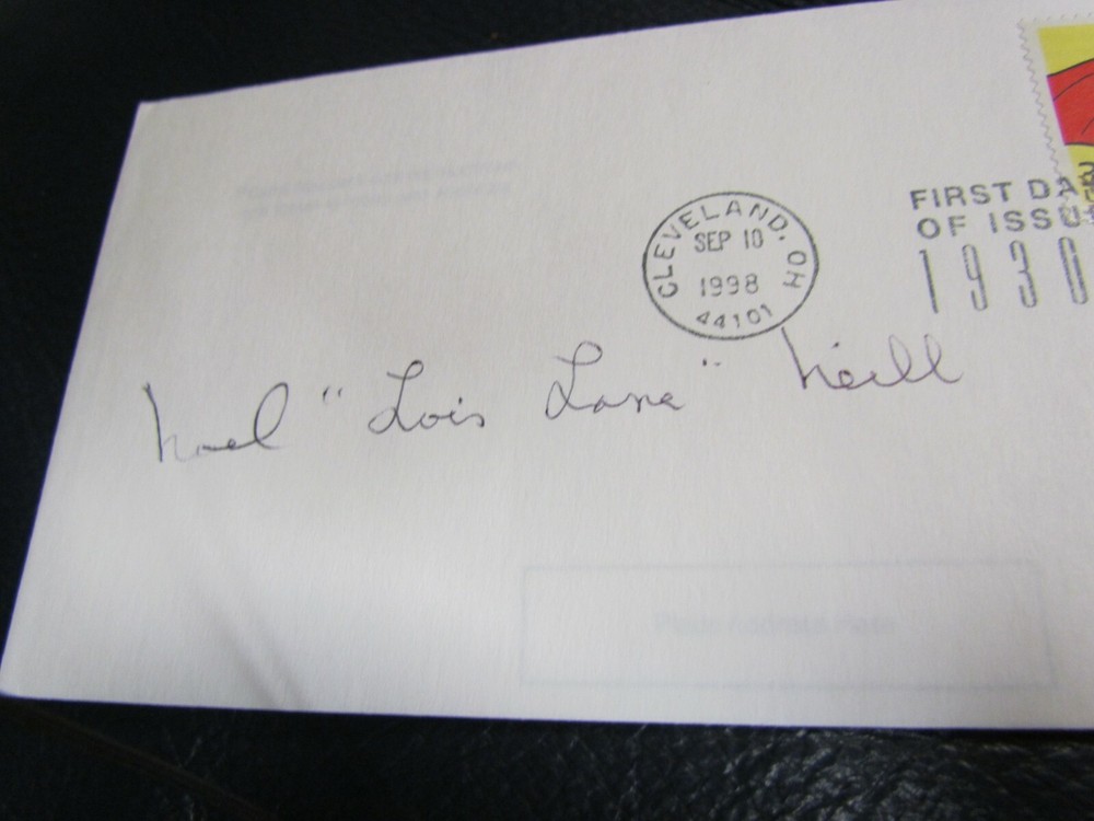 Noel Neill Signed Autographed First Day Cover Envelope