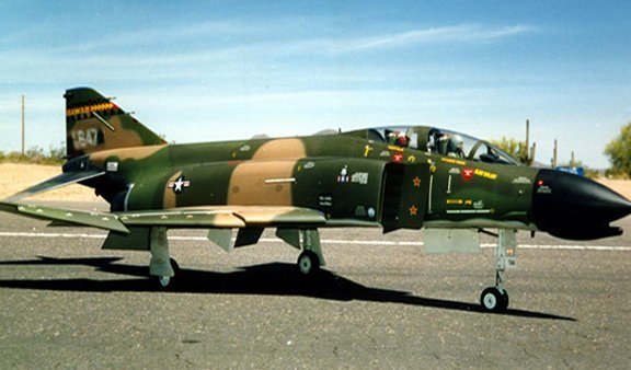 F-4 Phantom 1/5 scale Giant Scale RC AIrplane Printed Plans & Templates