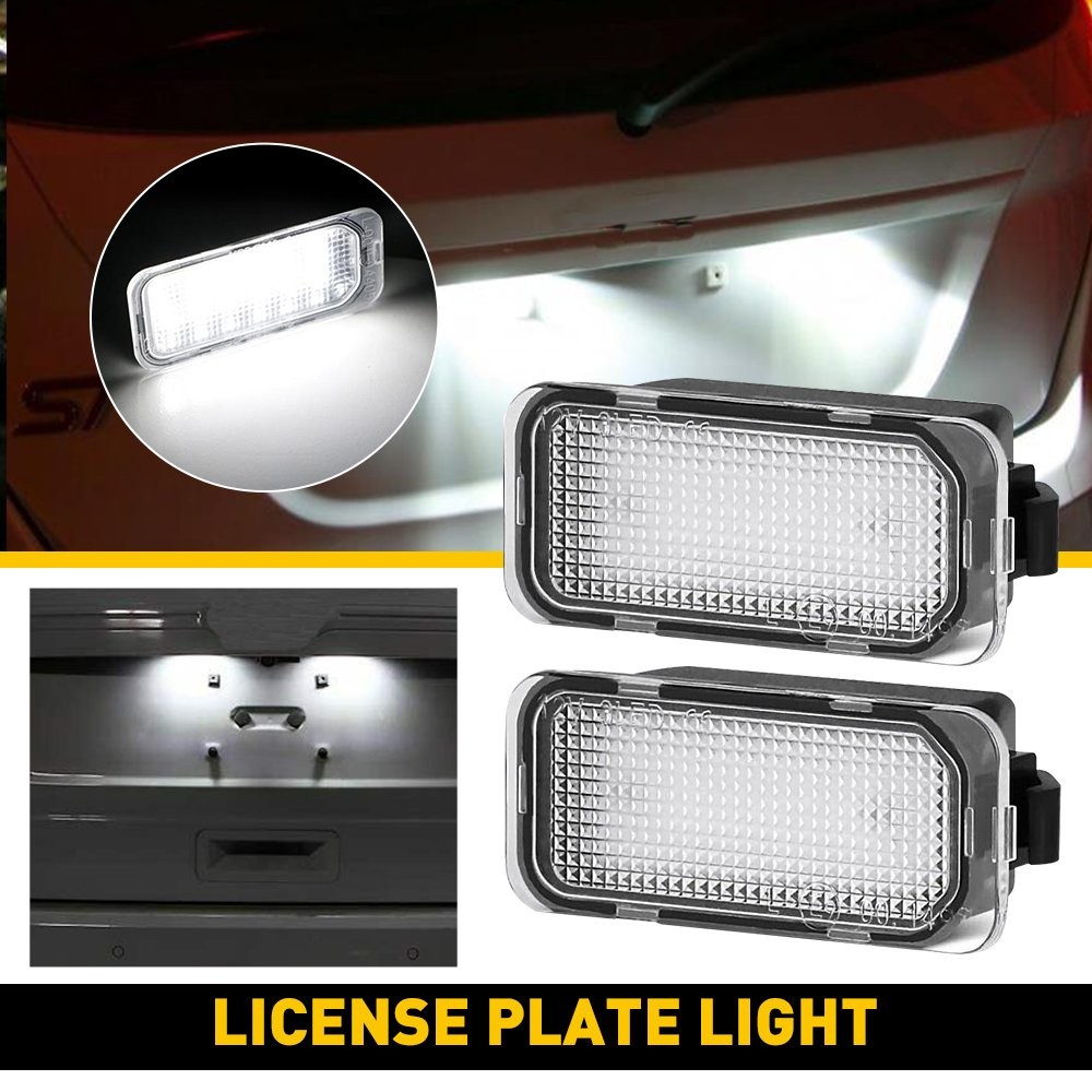 2pc Connect LED License Plate Light Lamp For Replacement Ford C-MAX Edge Transit