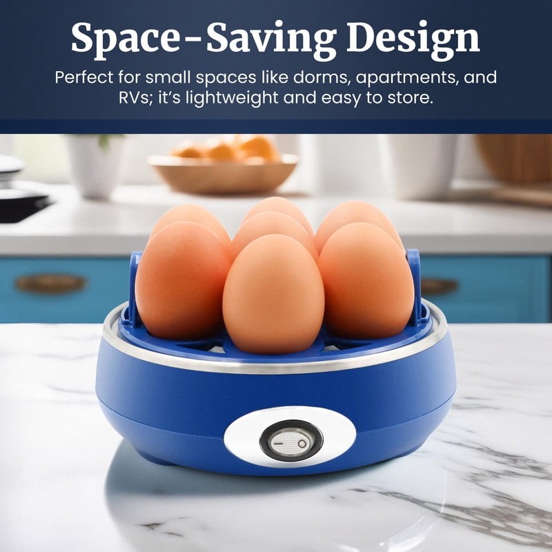 Cuisine EGC235 Automatic Easy Egg Cooker, 7 Eggs