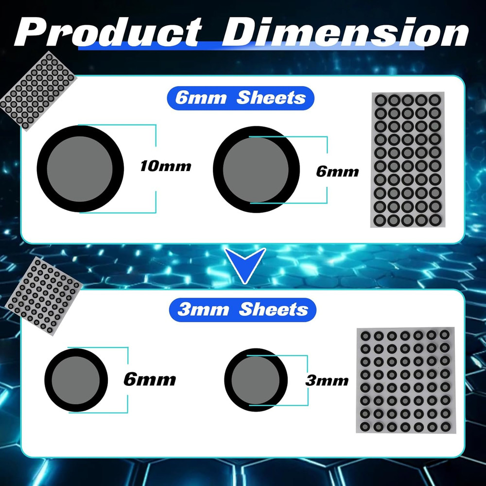 612 Pcs High Reflective 3D Scanning Markers for Enhanced Precision