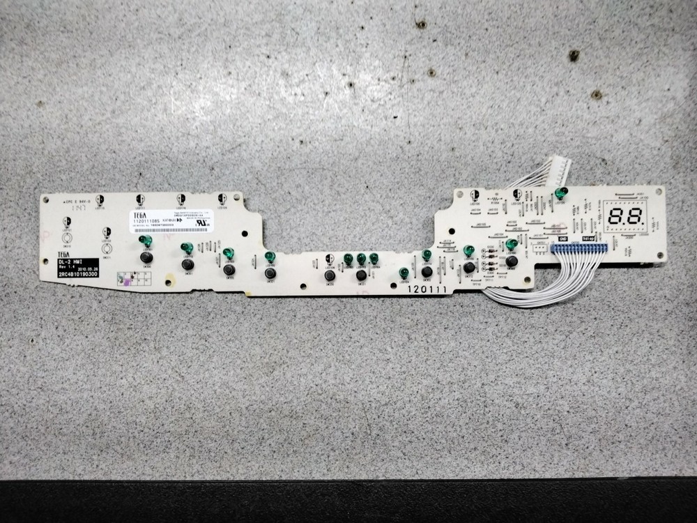 GE Dishwasher Control Board Part # 165d9735g003