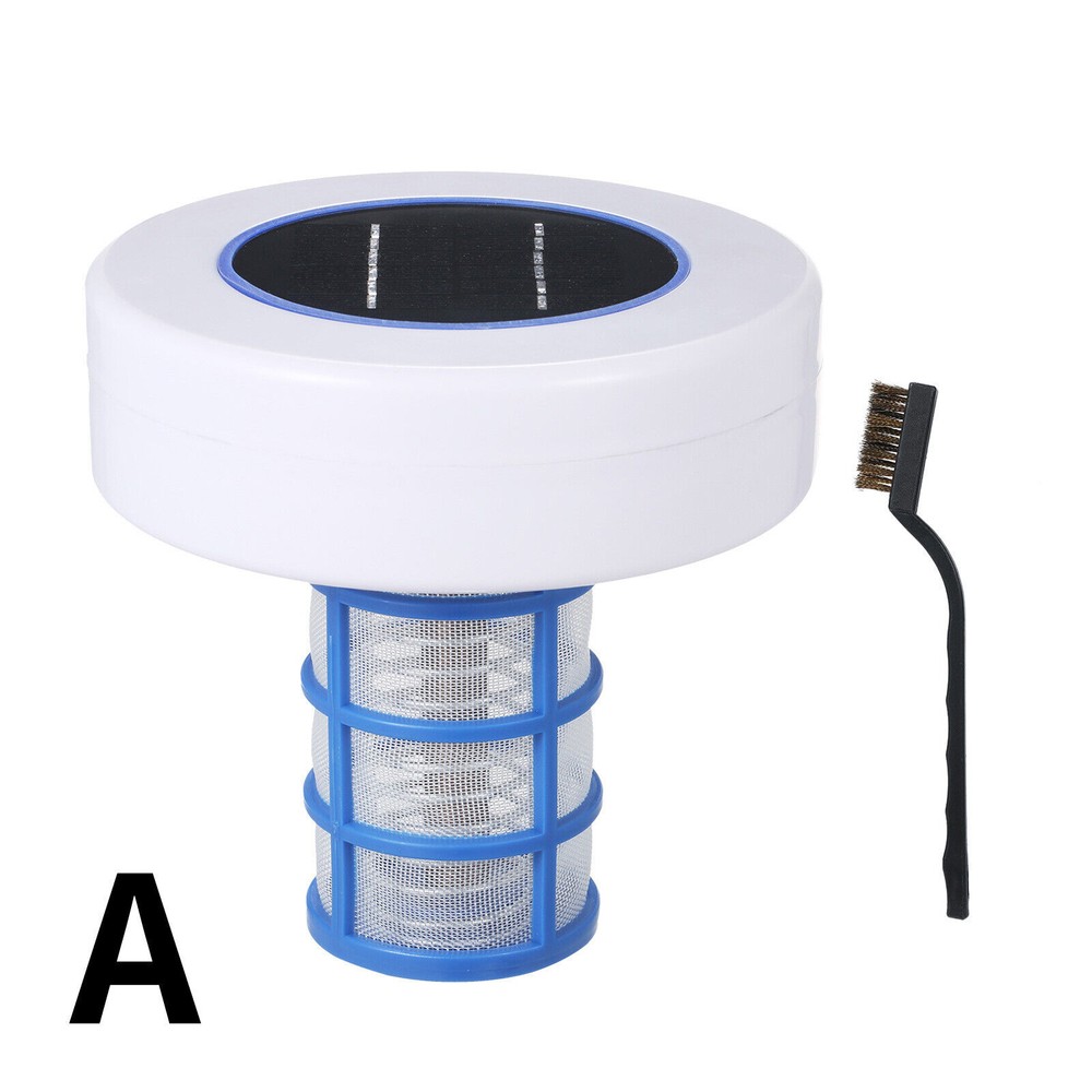 Solar Powered Pool Ionizer Purifier Copper Silver Ion Algae Cleaning New5C