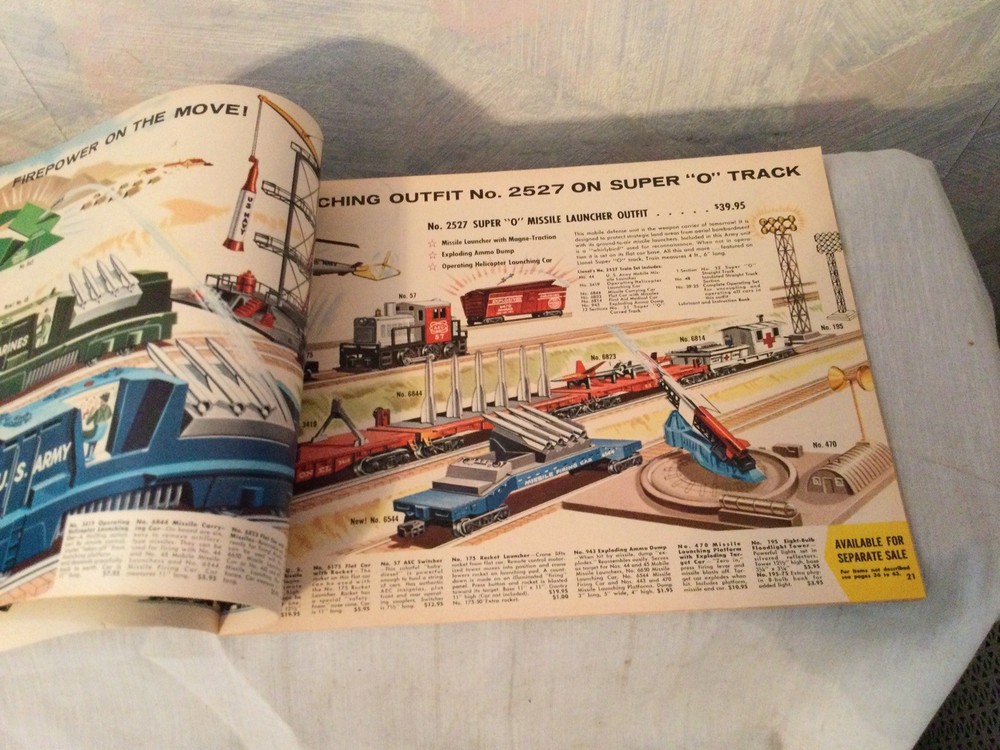 Lionel 1960 Original Catalog in VG Condition
