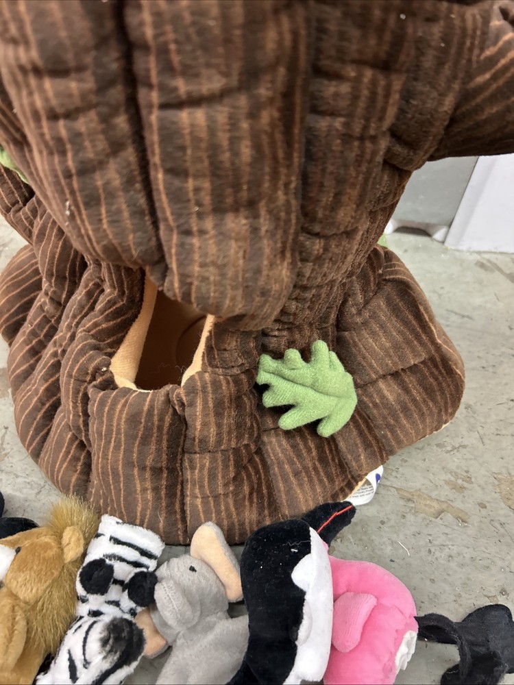 Mary Meyer Plush Tree Puppet Set With Finger Animals