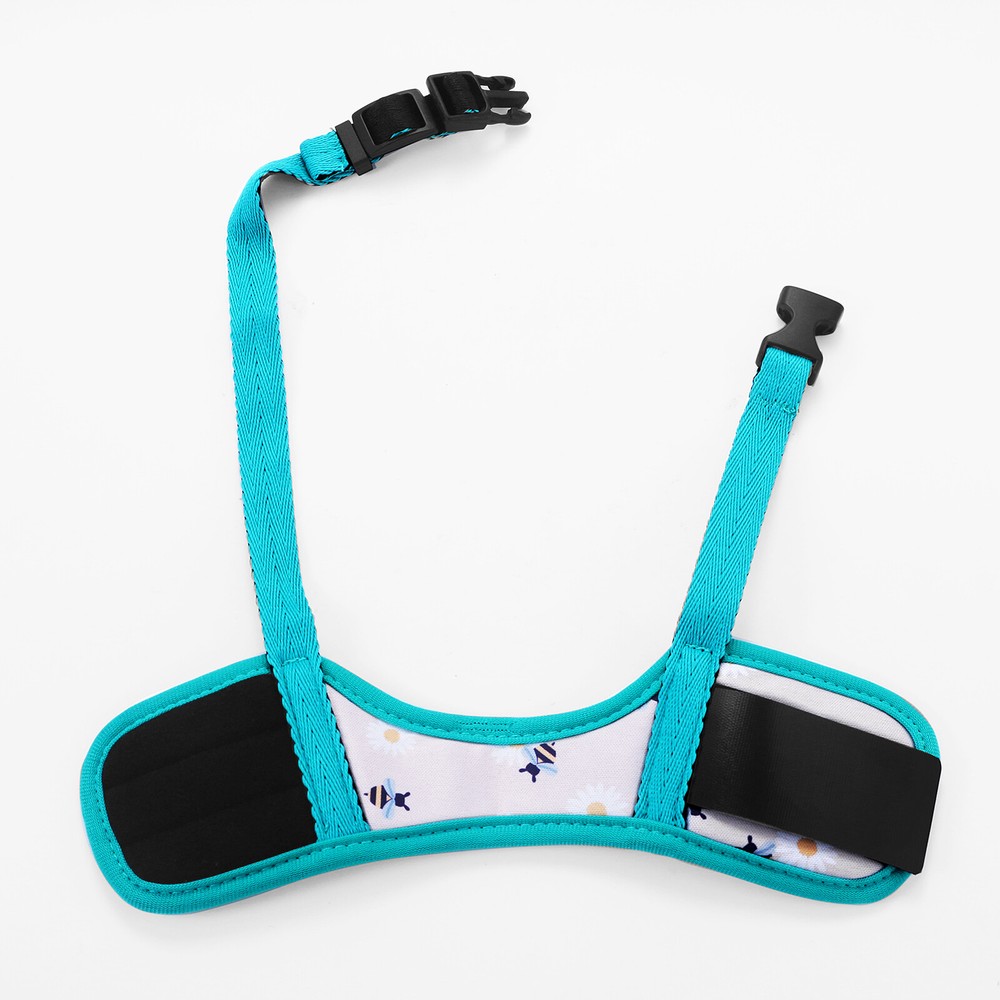 2 PACK Soft Nylon Print Dog Muzzle Breathable Adjustable for Small Medium Large