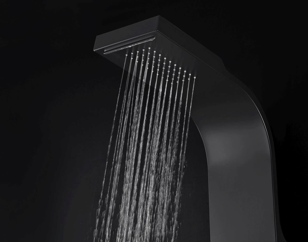 Anzzi SP-AZ056 Level 65" Thermostatic Shower Panel - Black