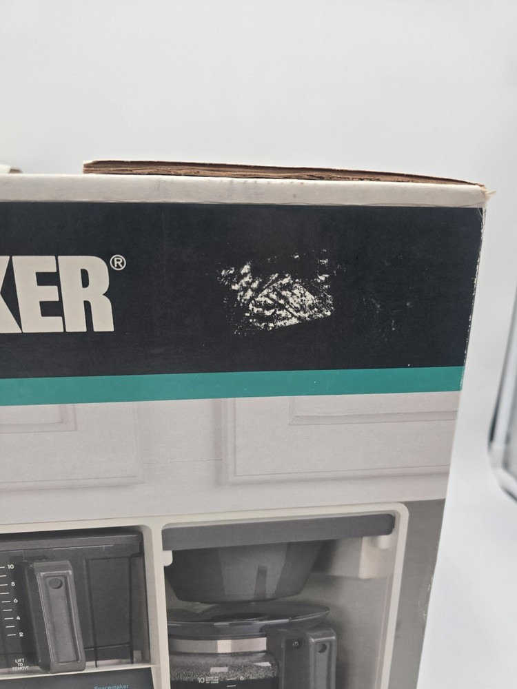 Black & Decker Space Maker Drip Coffee Maker SDC1G NEW OPEN BOX W/ BRACKETS