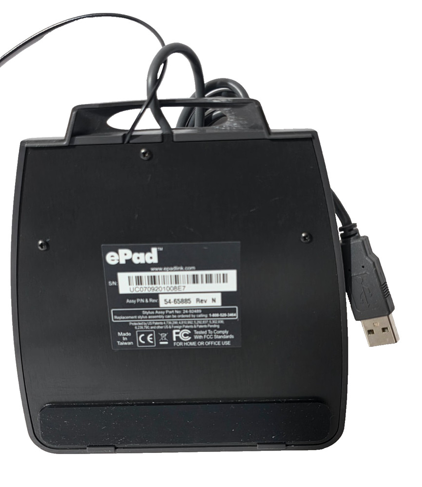 Interlink ePad 54-65885 USB Electronic Signature Pad w/Stylus
