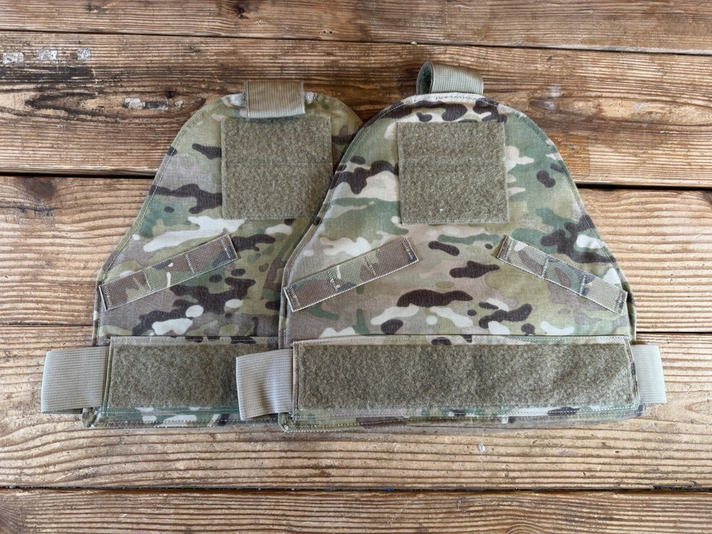 Camo Improved Outer Tactical Vest Deltoid Protector Outershell Size M-L Pair