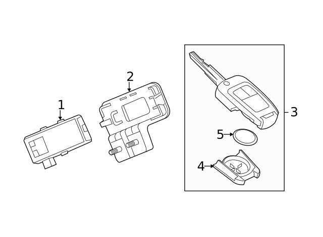 Genuine GM Ignition Key 95233522