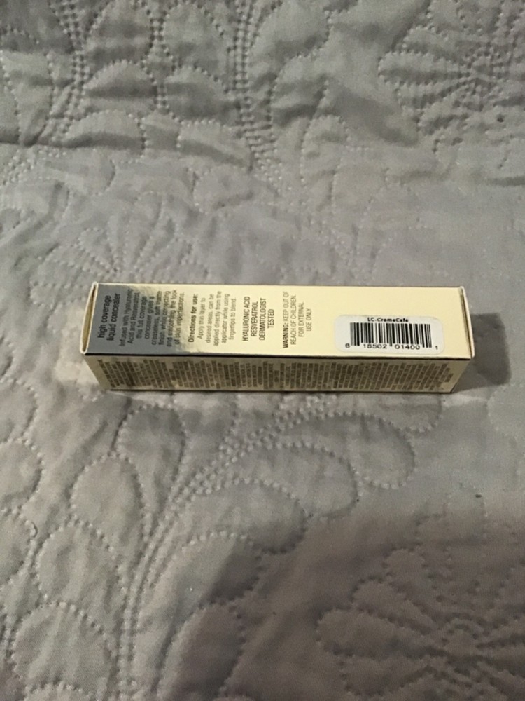 JOUER Essential High Coverage Liquid Concealer CREME CAFE new in box