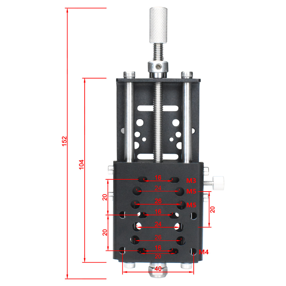 Z Axis Height Adjuster Laser Module Focusing Lifting Bracket Mounting Frame Tool