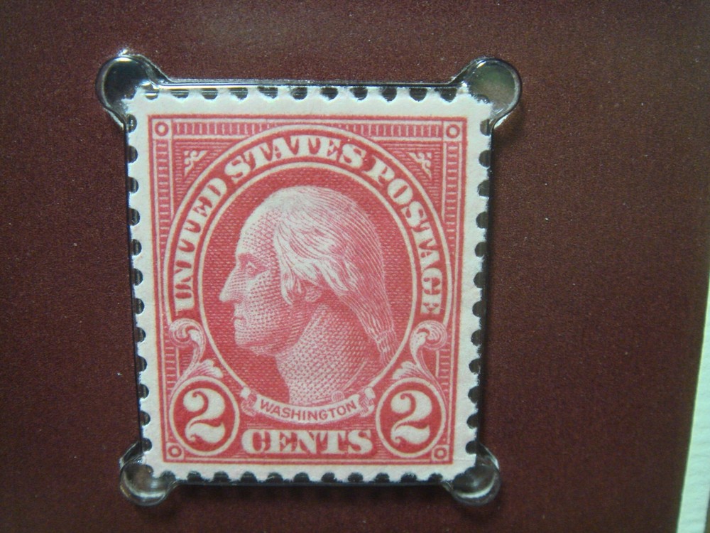 1900S GEORGE WASHINGTON 2 CENT RED STAMP MINT Condition