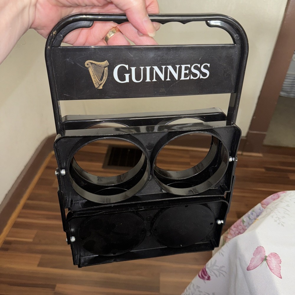 Guinness-Foldable Drink Carrier-4 ,Beer Glass Carrier With Handle