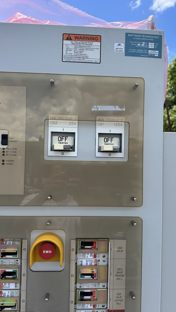 Mattson Technology Aspen II AC Power rack