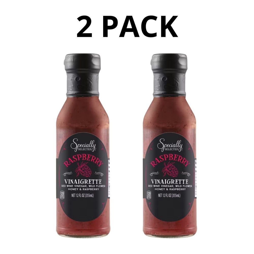Specially Selected Raspberry Splash Vinaigrette Dressing, 12 fl oz - 2 Pack