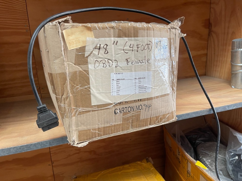 OBD2 Female 48" Cable - 100 Pieces