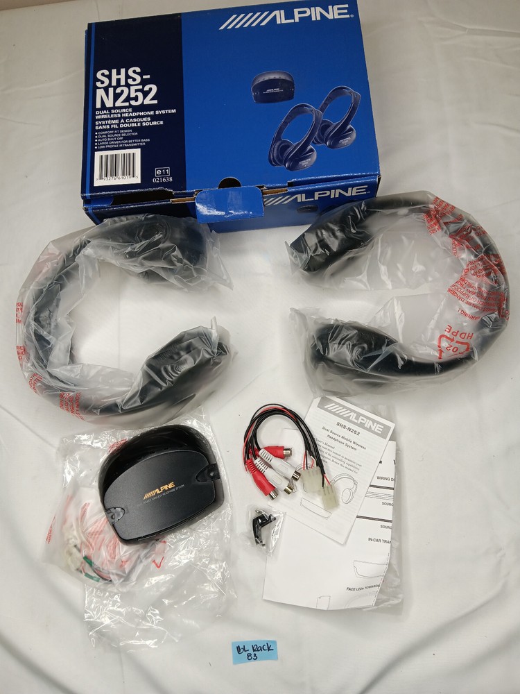 Alpine SHS-N252 Dual Source Wireless Headphone System