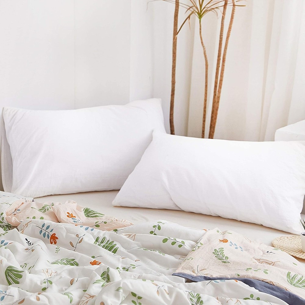 Luxurious Microfiber King Pillowcases Set of 2 - Soft & Wrinkle Resistant,