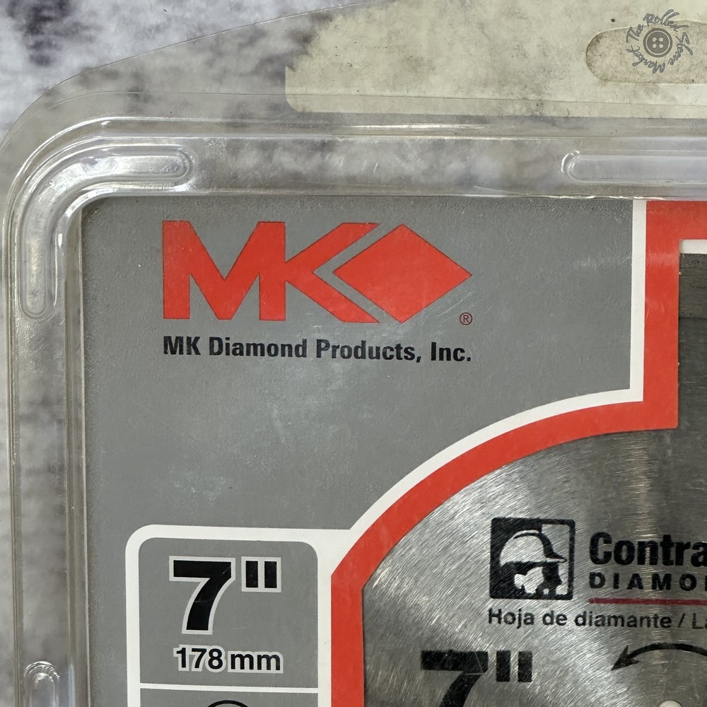 MK Diamond 7" Contractor Plus Continuous Rim Tile Blade 167008 Ceramic Granite