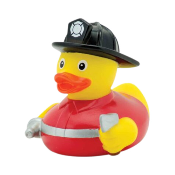 Schylling Rubber Duck Fire Fighter