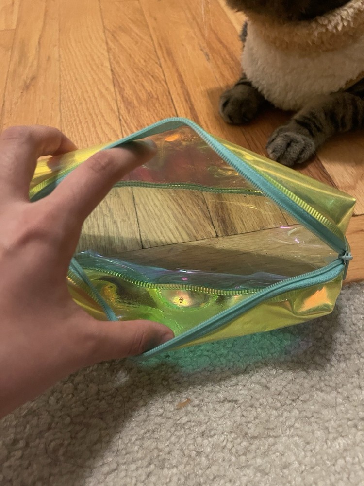 Plastic Transparent Pencil Pouch Multi Color Good