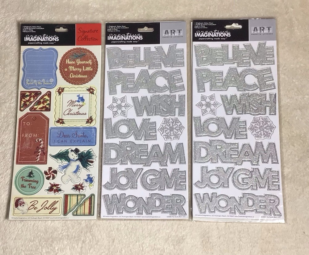 Christmas Theme Chipboard Pieces