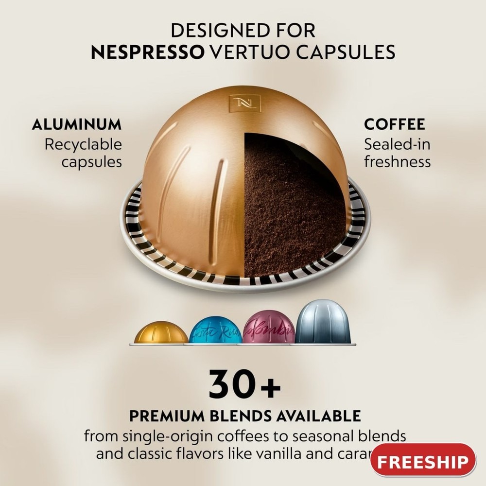 Nespresso Pixie Espresso Machine Silver Redesign