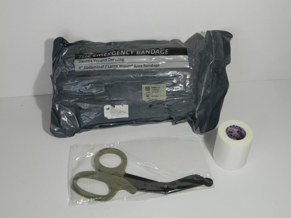 IFAK Kit Replacements First Aid Kit Trauma Wound Dressing 8" Abdominal