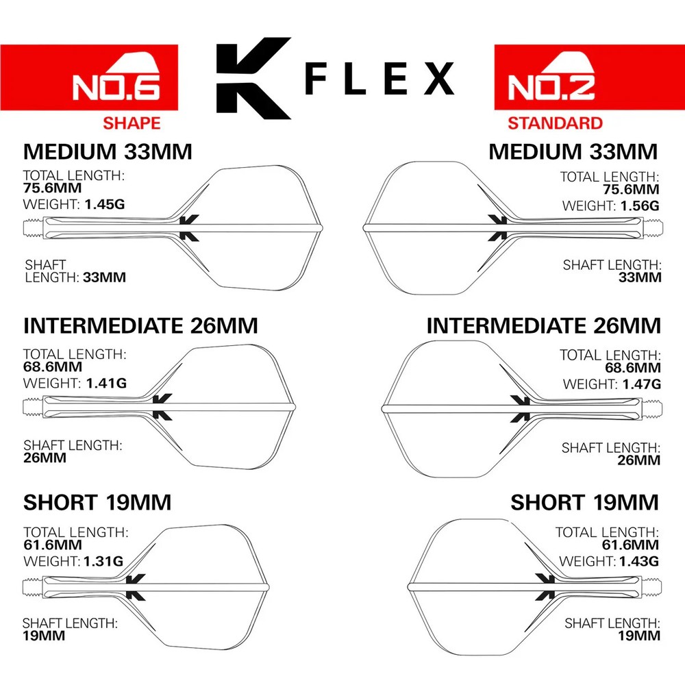 TARGET JAPAN LOGO BLUE K FLEX NO2 MEDIUM 1 PIECE FLIGHT & SHAFT