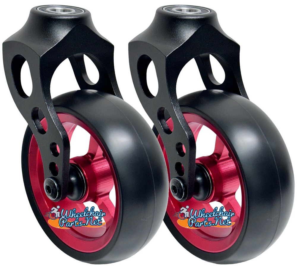 4" x 1.40" Caster Fork Assemblies