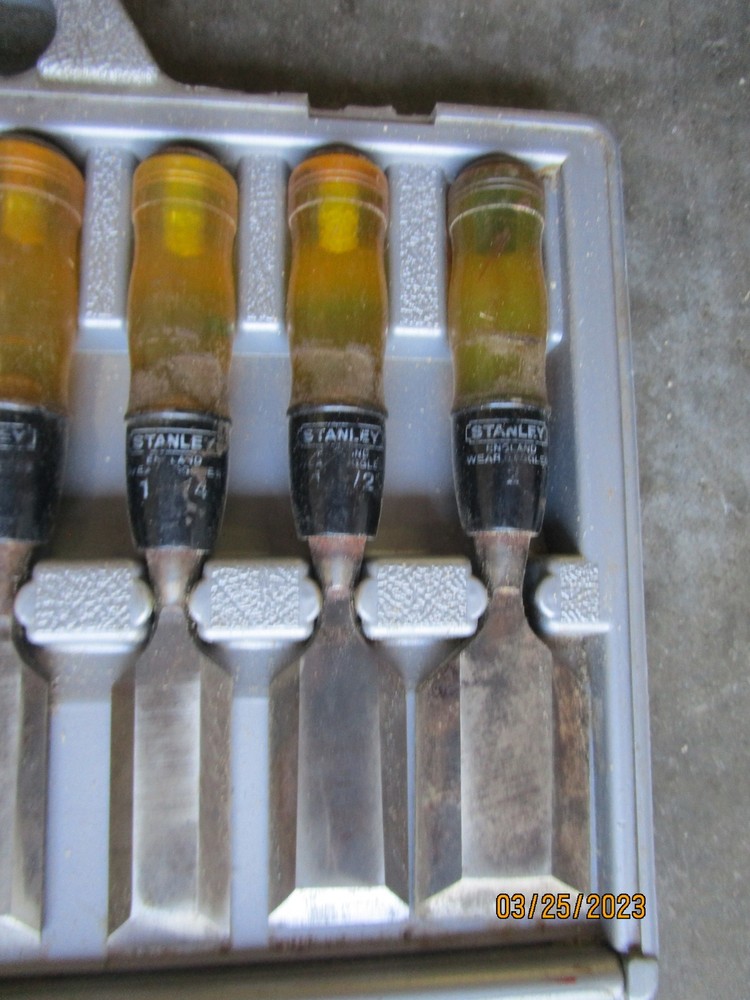 Stanley 9 Piece Wood Chisel Set 16-902 1/4"-2"