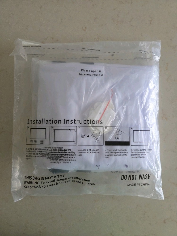 Simple Projection Screen 80-100” 16:9 - New UNOPENED