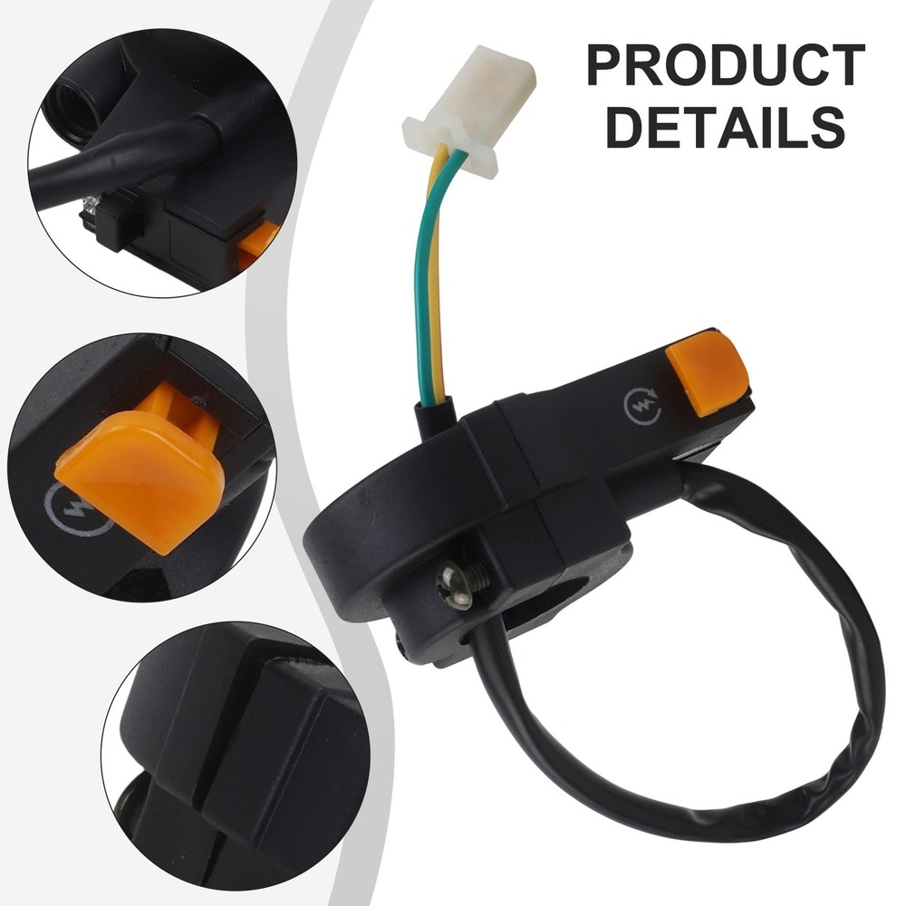 Motorcycle Electric Start Button Switch Installation Ready for Most Models