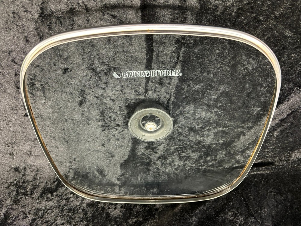 BLACK & DECKER 12" Square Glass Replacement Lid