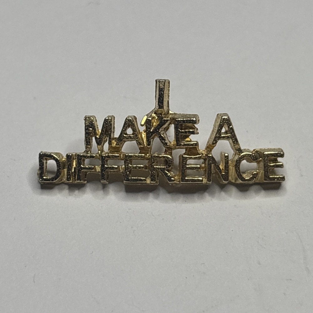 Lapel Pin - I Make A Difference S75