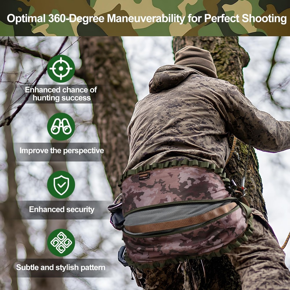Hunting Saddle,Hammock Saddle Hunting,Comfortable Saddle Hunting System,Hammock