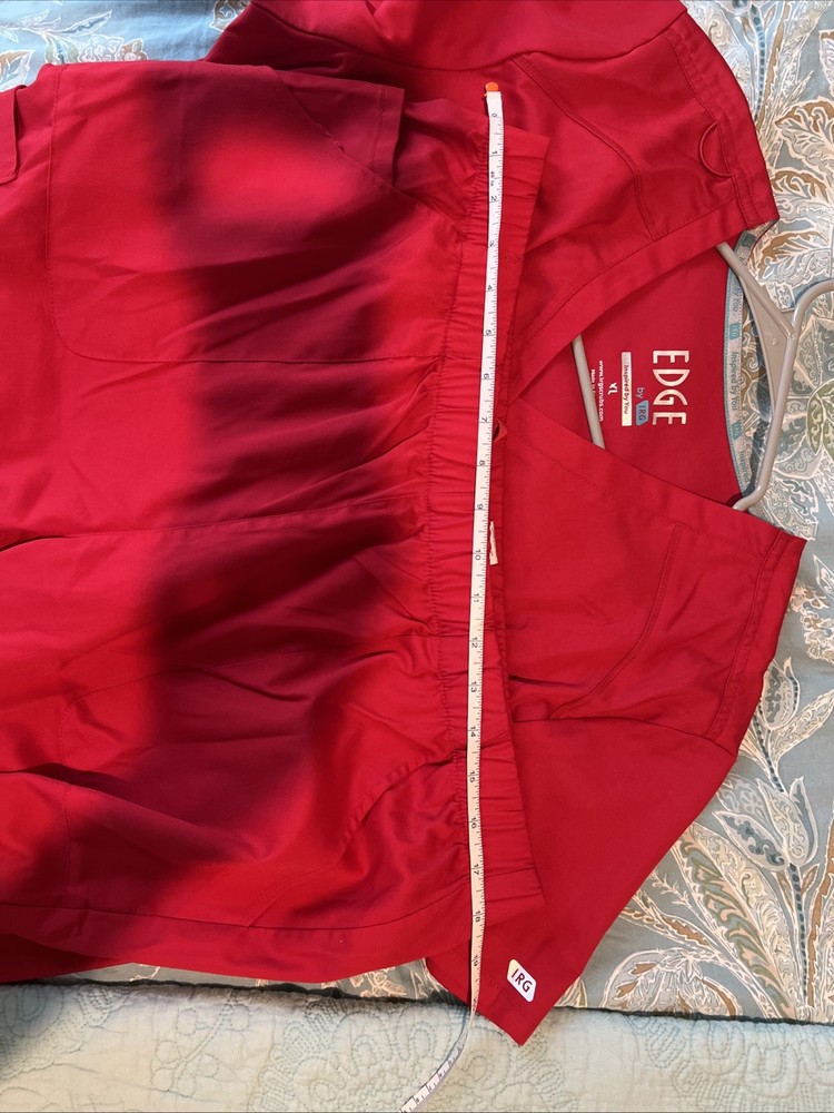 Edge by IRG Red Scrub Set Xl Top And Bottom