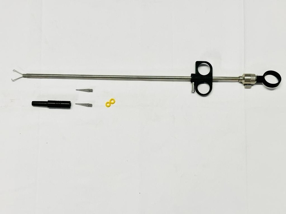 Laparoscopic Ring Applicator Double Puncture Forceps Instrument Kit Laparoscopy