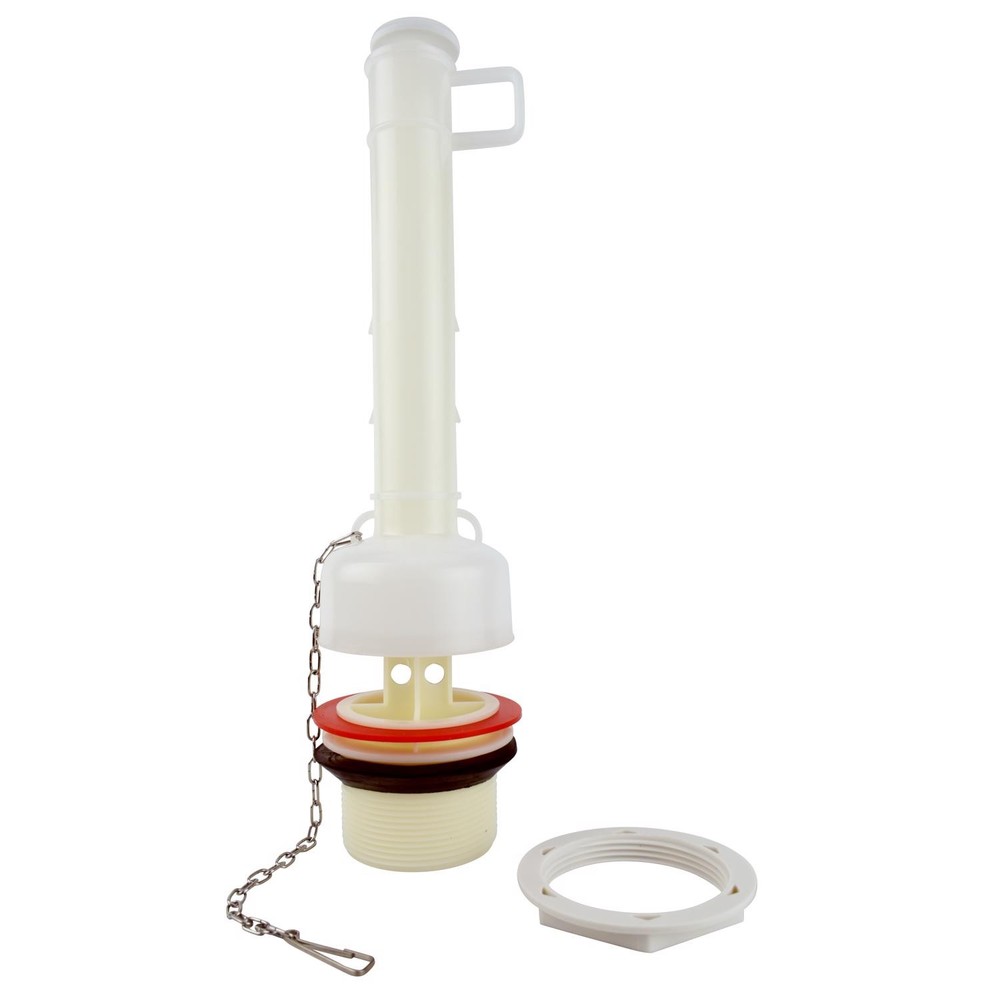 Plumb Pak Flush Valve White Plastic For Mansfield
