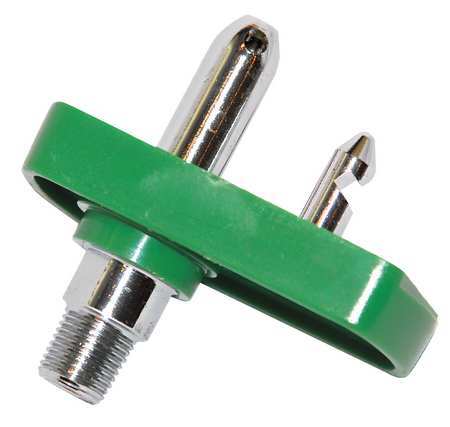 MEDSOURCE MS-28410 Chemetron Adapter,2-1/2in,Aluminum 23YF46