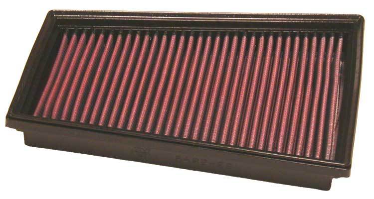 K&N Air Filter Element 33-2849 (Performance Replacement Panel Air Filter)