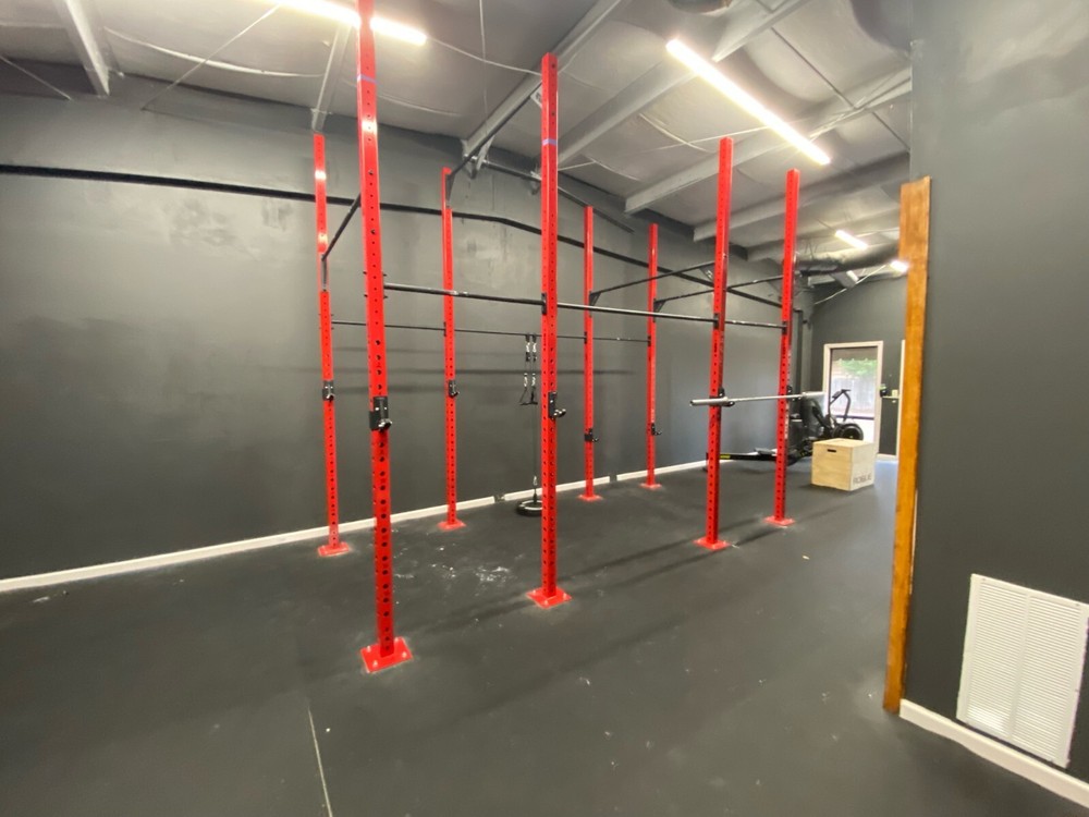 power cage squat rack bench press freestanding rig