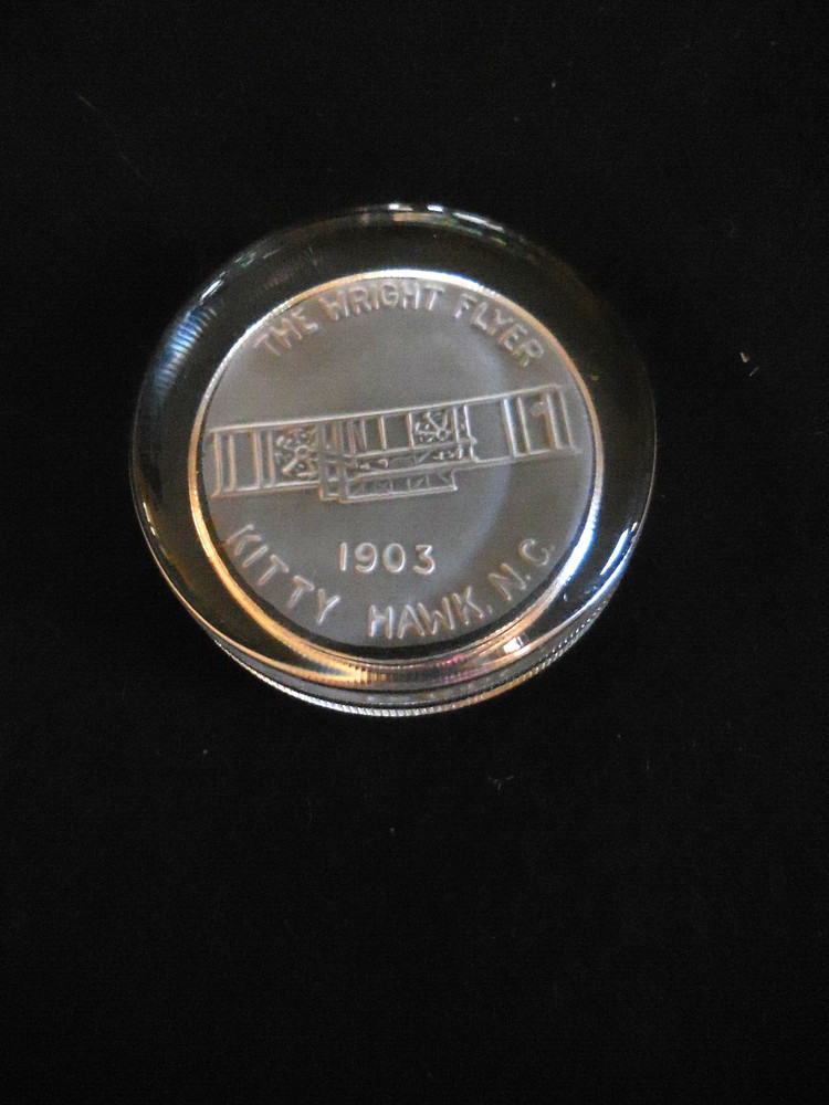 Kitty Hawk 1903 Paperweight, The Wright Flyer