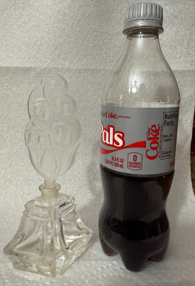 Vintage Perfume Bottle Lead Crystal